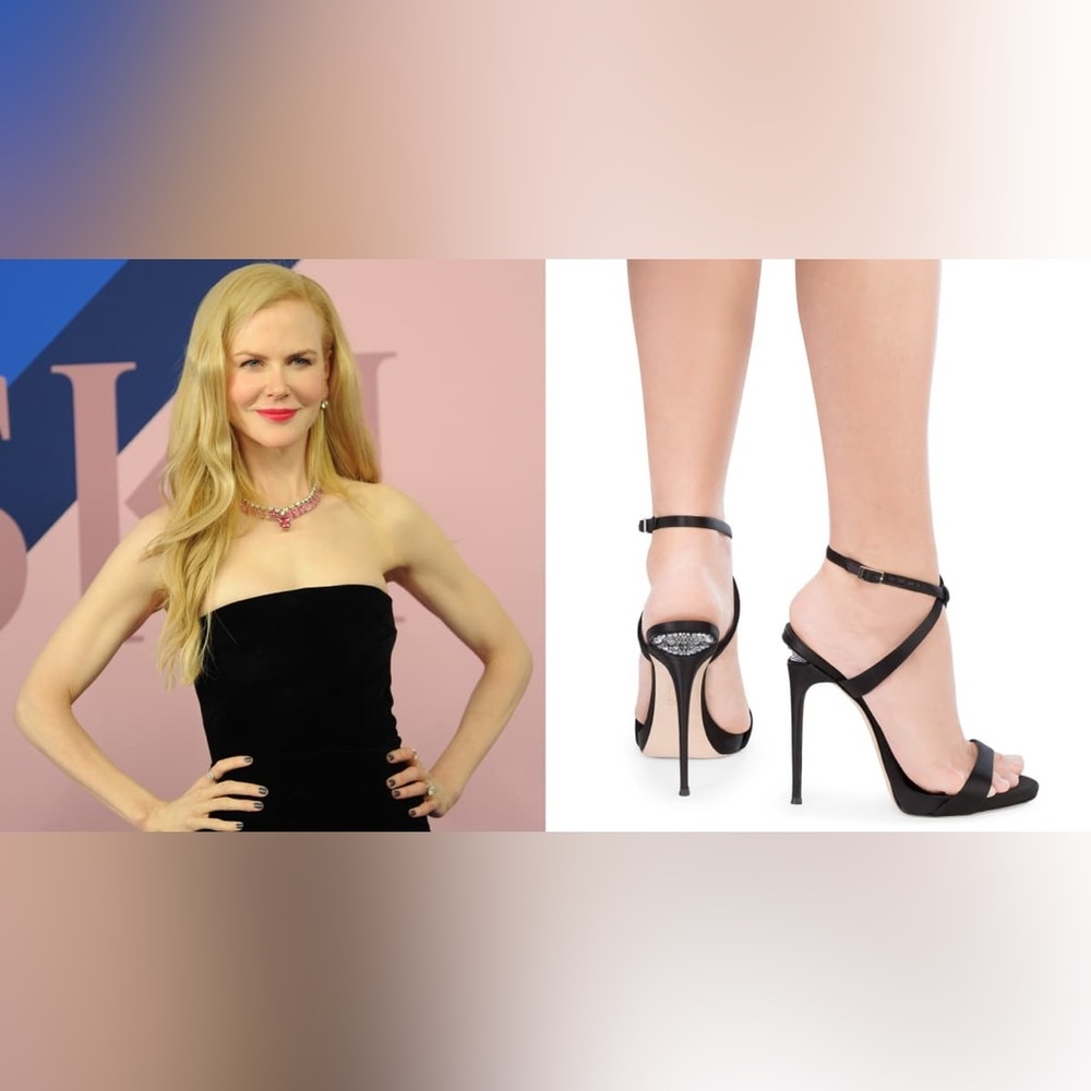 Giuseppe Zanotti Dionne crystal embellished heeled sandal new red carpet